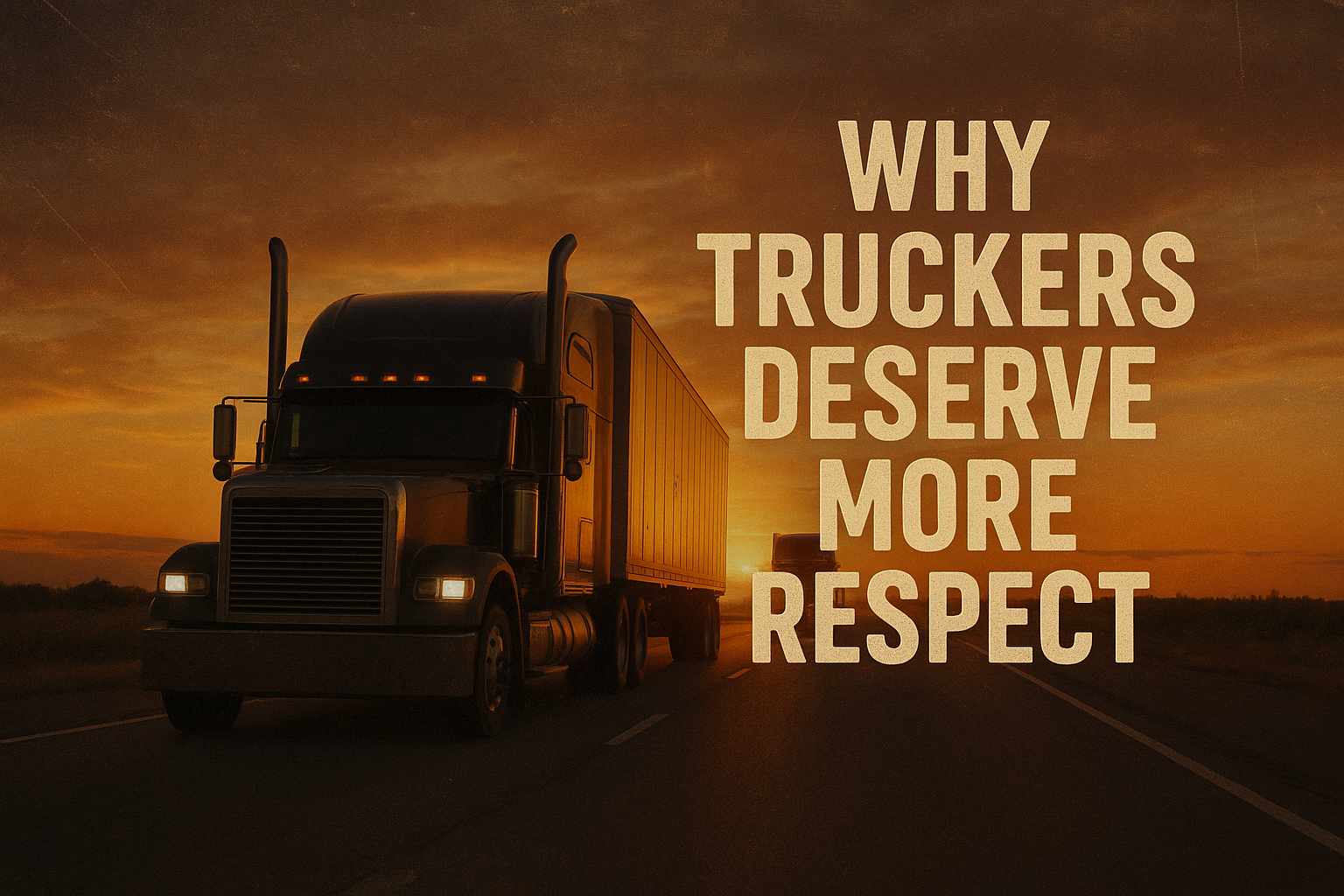 Why Truckers Deserve More Respect